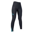 HKM Ladies Full Seat Riding Tights -Port Royal #colour_black