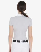 Equestro Women's Short-Sleeved Slim Fit Competition Polo Shirt