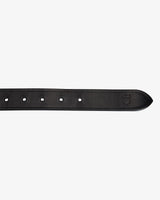 Equestro English Belt With Contrasting Embroidery #colour_black