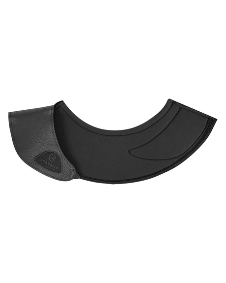 Acavallo Bell Boots Eco-Leather & Hook-And-Loop Closure #colour_black