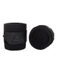 Acavallo Elasticated Exercise Bandages Fleece #colour_black