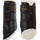 Acavallo Hind Brushing Boots Faux Sheepskin & Triple Hook-And-Loop Closure #colour_brown