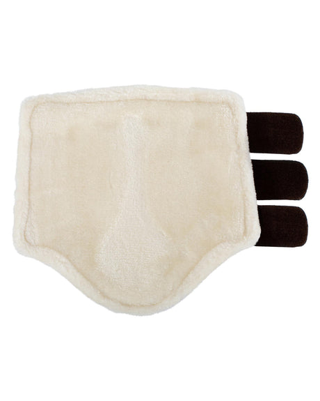 Acavallo Hind Brushing Boots Faux Sheepskin & Triple Hook-And-Loop Closure #colour_brown
