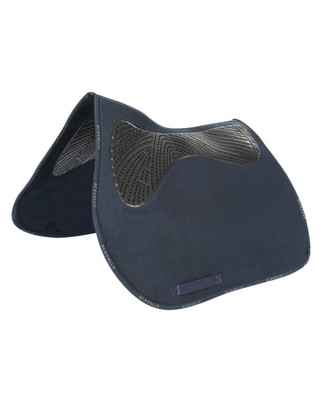 Acavallo Twin Sided Classic Gel Dressage Pad With Rope #colour_blue