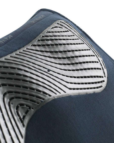 Acavallo Twin Sided Classic Gel Dressage Pad With Rope #colour_blue