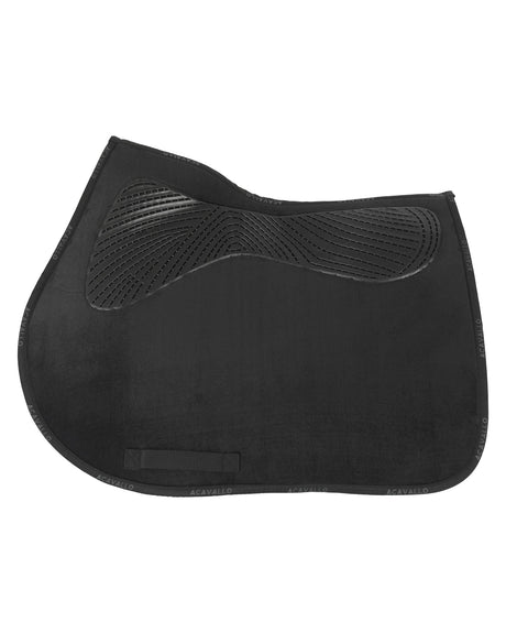 Acavallo Twin Sided Classic Gel Dressage Pad With Rope #colour_black