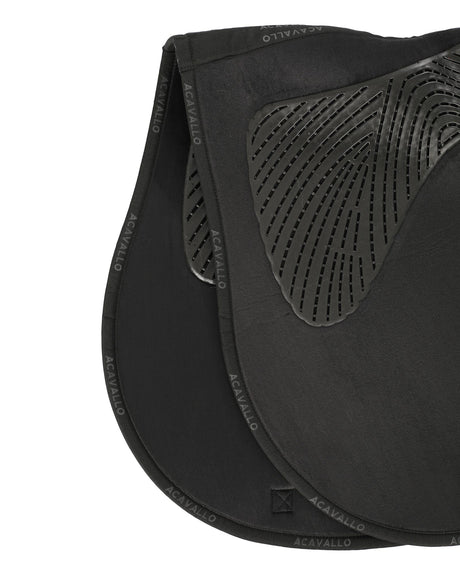 Acavallo Twin Sided Classic Gel Dressage Pad With Rope #colour_black