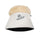 Acavallo Bell Boots Faux Sheepskin & Hook-And-Loop Closure #colour_white
