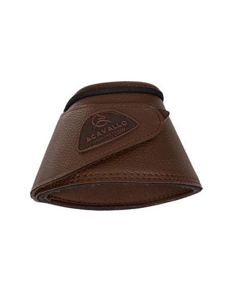 Acavallo Bell Boots Eco-Leather & Hook-And-Loop Closure #colour_brown