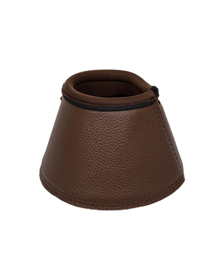Acavallo Bell Boots Eco-Leather & Hook-And-Loop Closure #colour_brown