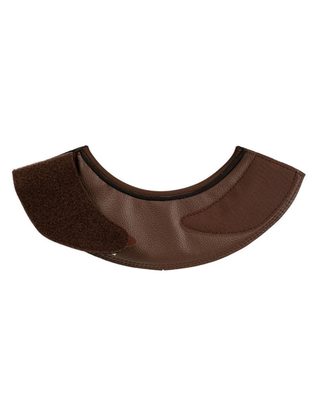 Acavallo Bell Boots Eco-Leather & Hook-And-Loop Closure #colour_brown