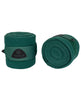 Acavallo Fleece Exercise Bandages Hook-And-Loop Closure Fastening #colour_green