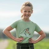 HKM Children's T-shirt -Grace- #colour_jade-green