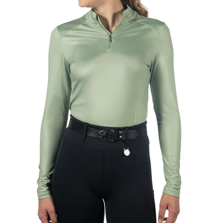 HKM Ladies Functional Shirt -Summer Milano II- #colour_jade-green