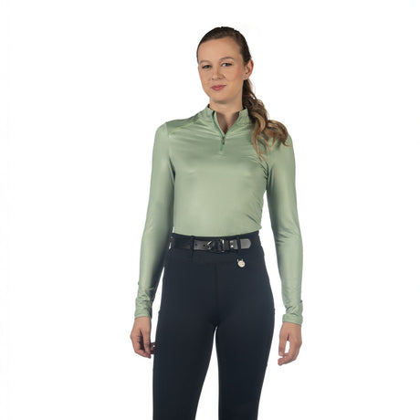 HKM Ladies Functional Shirt -Summer Milano II- #colour_jade-green