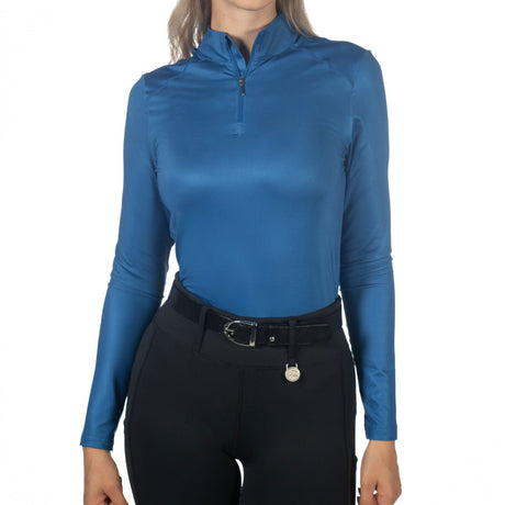 HKM Ladies Functional Shirt -Summer Milano II- #colour_royal-blue