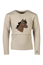 HKM Children's Longsleeve Shirt -Mia- #colour_beige
