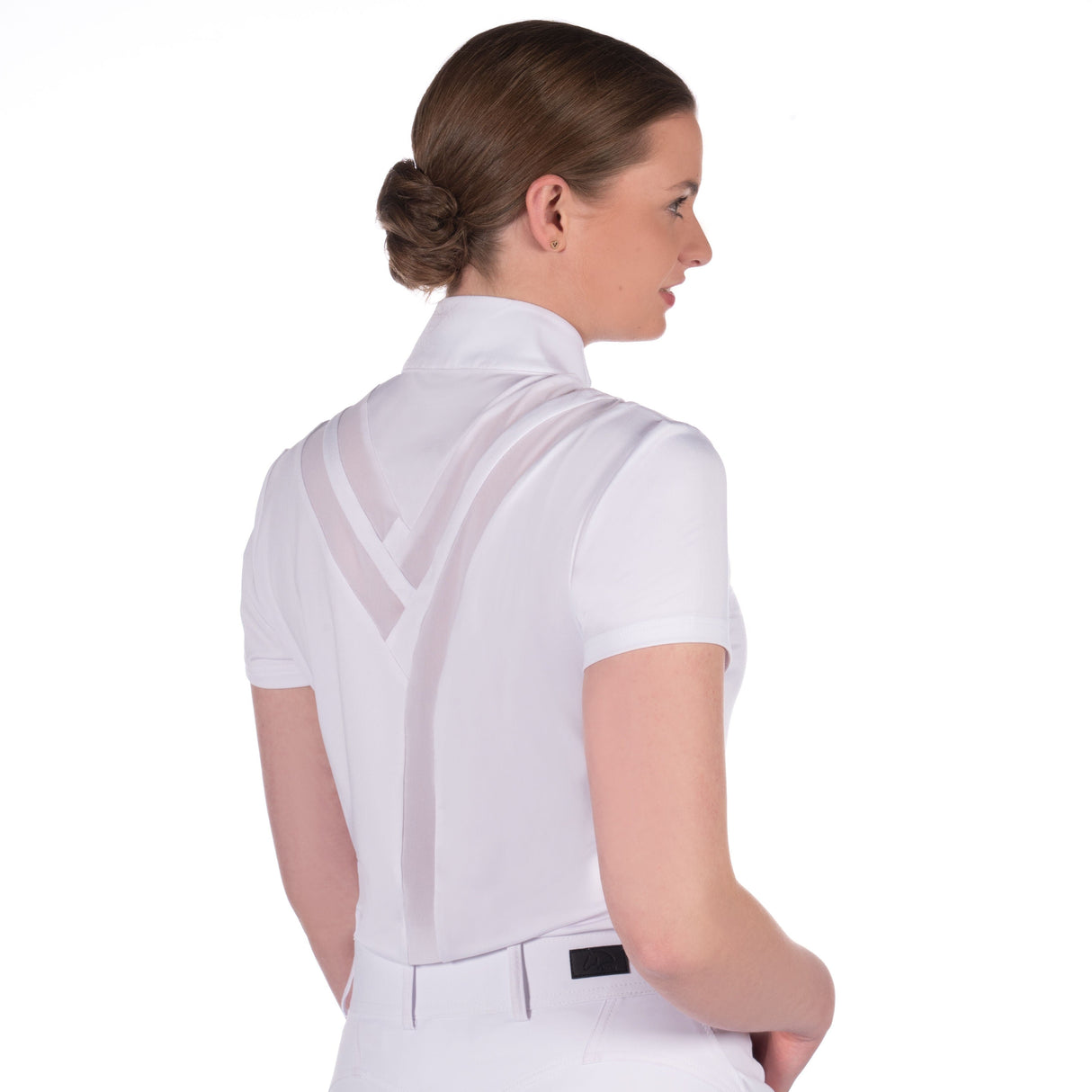 HKM Ladies Competition Shirt -Hunter- Short Sleeve