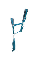 Hy Sport Active Head Collar & Lead Rope #colour_aegean-green