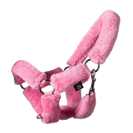HKM Head Collar with Faux Fur -Hobby Horsing- #colour_rose