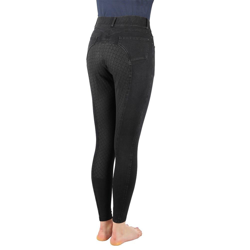 Hy Equestrian Elevate Denim Breeches #colour_black