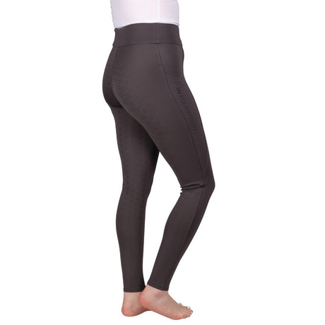 Hy Equestrian Melton Flex Riding Tights #colour_anthra