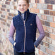 Hy Equestrian Elevate Mizs Teddy Fleece Gilet #colour_navy