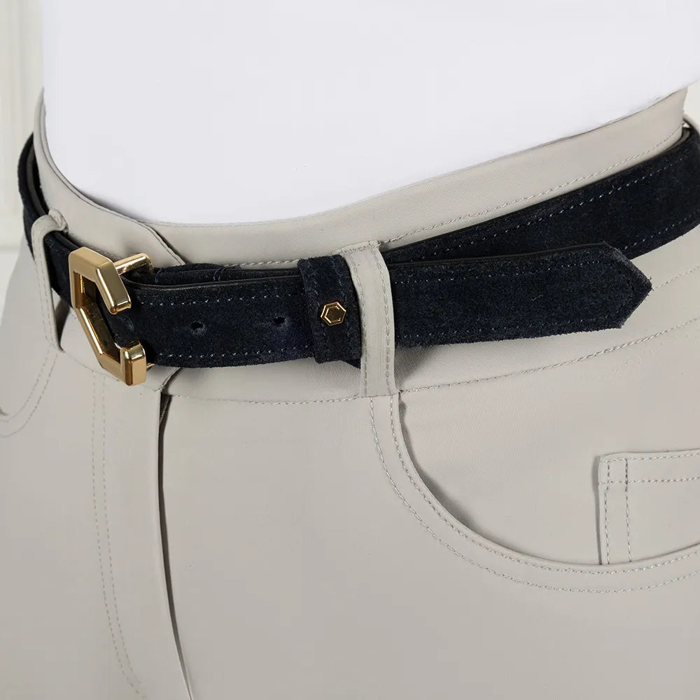 Coldstream Roxburgh Suede Belt #colour_navy