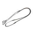 ProPresicce Pollice Magna Grip Rubber Reins by Hy Equestrian #colour_black
