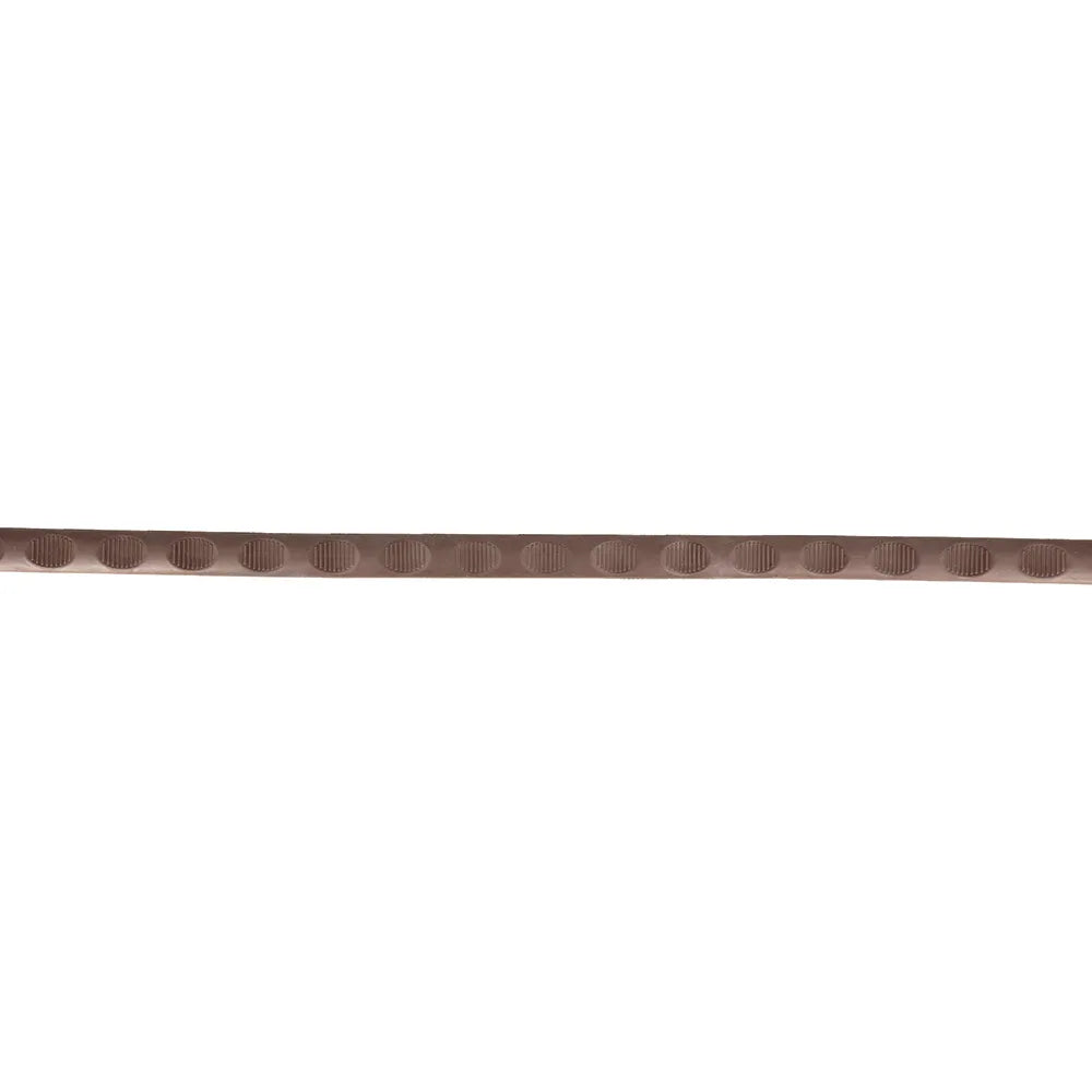 ProPresicce Pollice Magna Grip Rubber Reins by Hy Equestrian #colour_brown