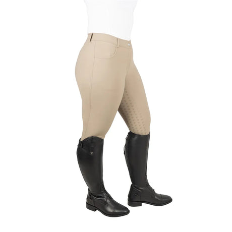 Hy Equestrian Elevate Oakham Breeches #colour_taupe