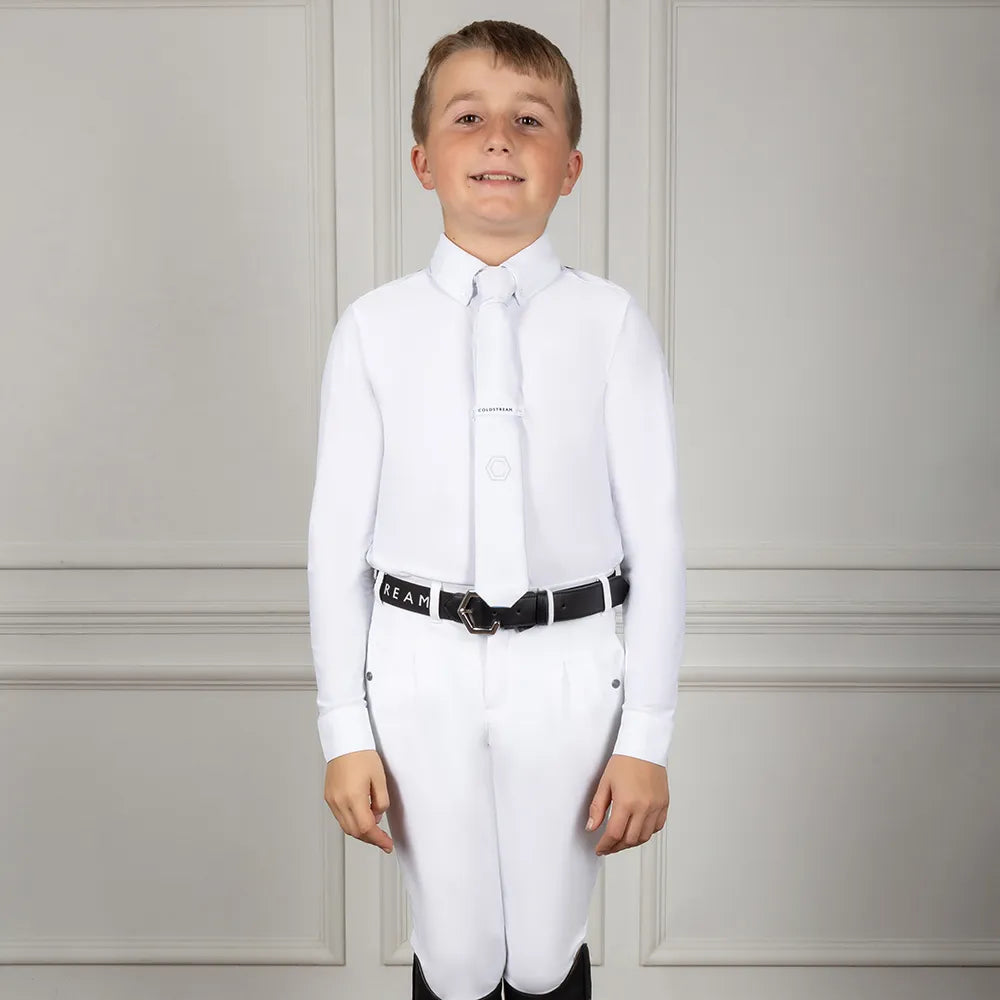 Coldstream Westfield Boy's Competition Breeches #colour_white