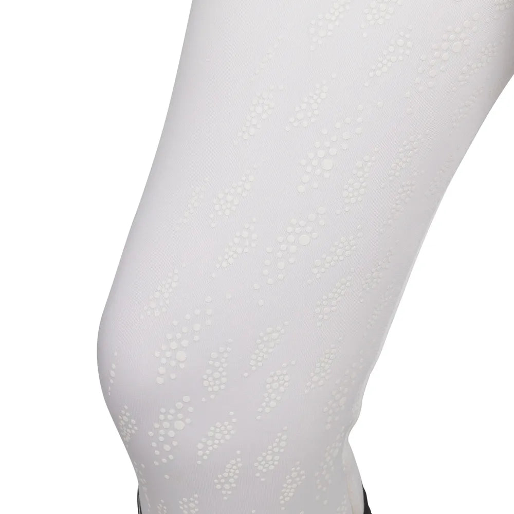 Hy Equestrian Children's Roka Reign Riding Tights #colour_white