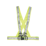 Reflector Adjustable Harness by Hy Equestrian #colour_yellow