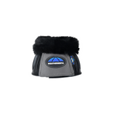 Weatherbeeta Tough-Tec Prime Fleece Trim Rubber Bell Boots #colour_black-grey