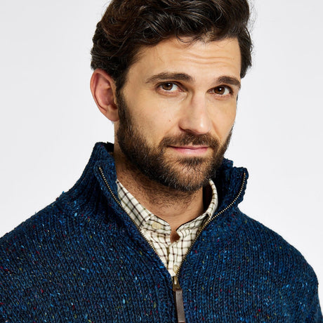 Dubarry Mens Callaghan Knitted Jumper #colour_navy