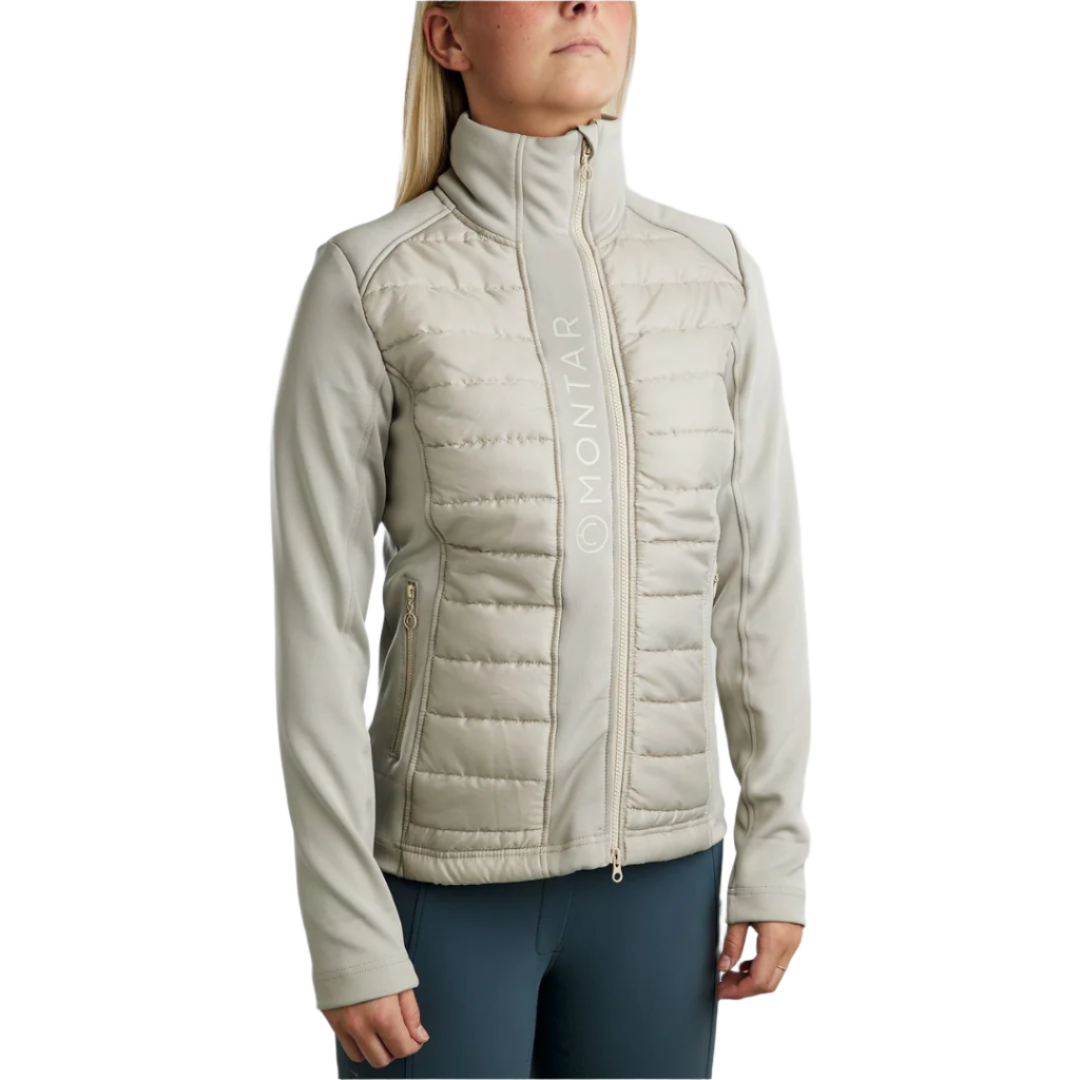 Montar Emma Ladies Quilted Jacket #colour_light-silver-grey