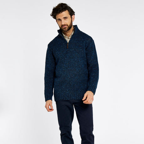 Dubarry Mens Callaghan Knitted Jumper #colour_navy