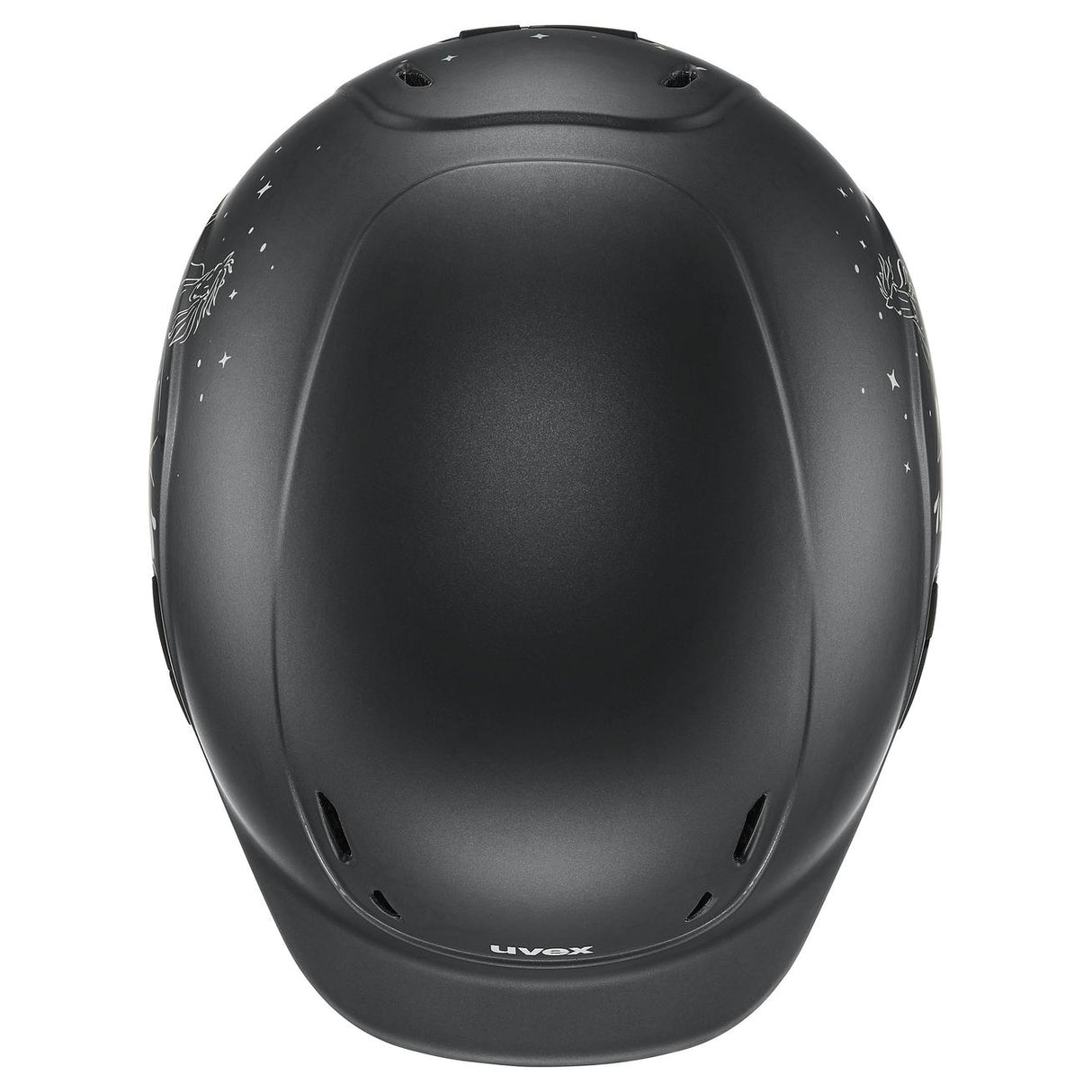 Uvex Kiddox Happy Horse Riding Hat #colour_black-matt