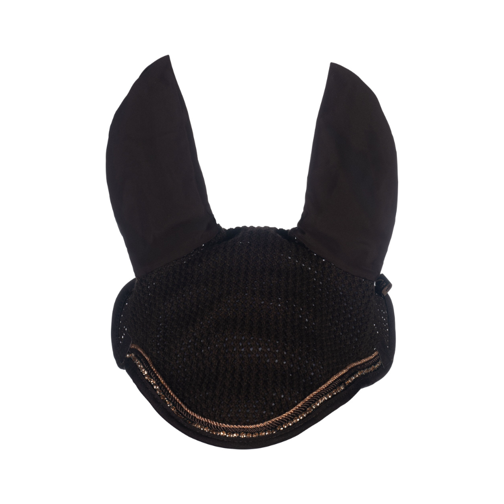 HKM Ear Bonnet -Rosegold Glamour- Style #colour_brown-rose-gold