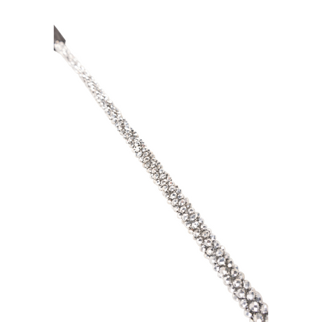 ProPresicce Signature Crystal Diamante Browband by Hy Equestrian #colour_silver