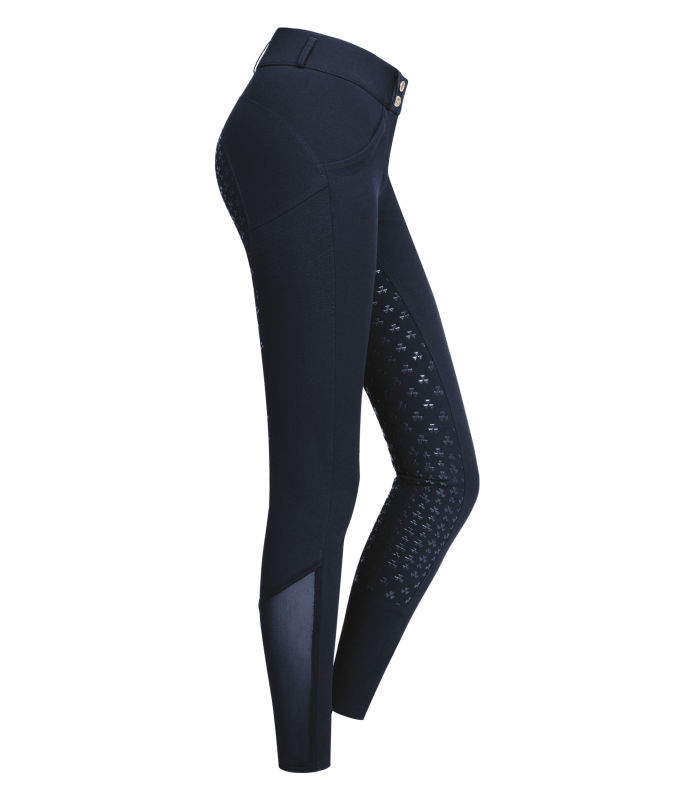 E.L.T Ladies Fay Feel Good High Waist Riding Breeches #colour_night-blue