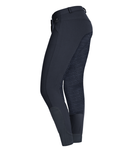 E.L.T Ladies Dahlia Silicone Riding Breeches #colour_night-blue