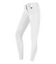 E.L.T Micro Ladies Sport Silicone High Waist Riding Breeches #colour_white