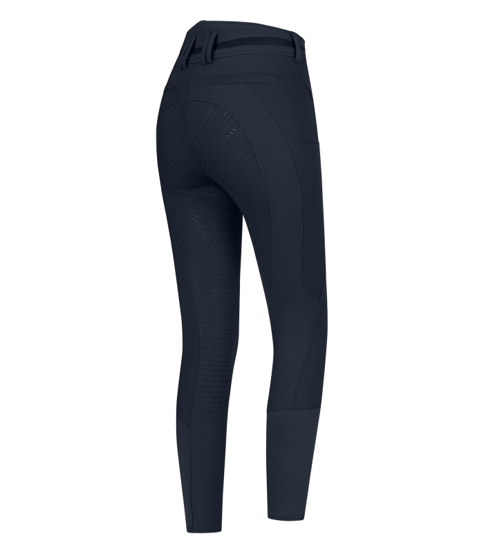 E.L.T Ladies Maja Glam Curved High Waist Breeches #colour_deep-blue