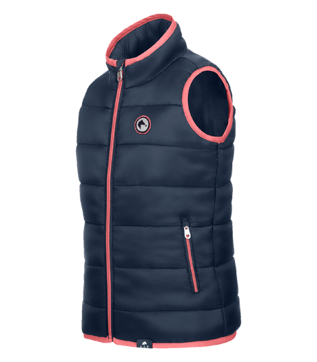 E.L.T Lucky Lou Children's Quilted Vest #colour_night-blue