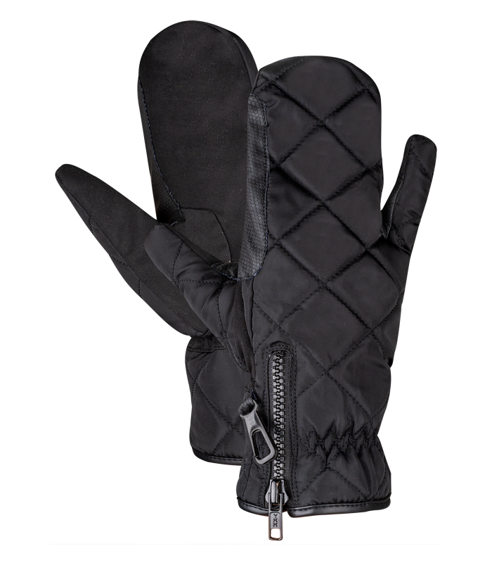 E.L.T Adult Diamond Winter Plus Riding Gloves #colour_black