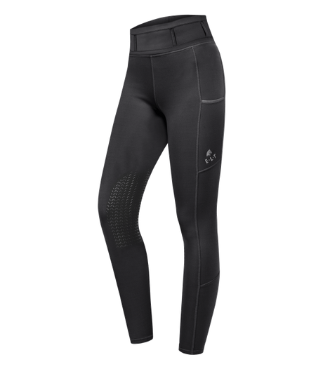 E.L.T Ella Children's Knee Silicone Riding Leggings #colour_black