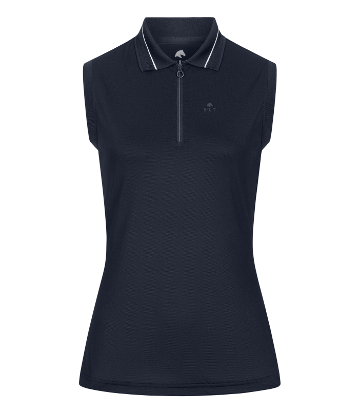 E.L.T Paris Functional Polo Top #colour_deep-blue