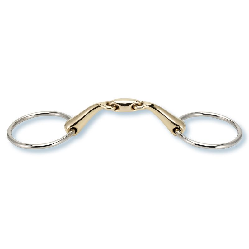 Stubben 2223 Anatomic Loose Ring Sweet Copper Double Broken Snaffle